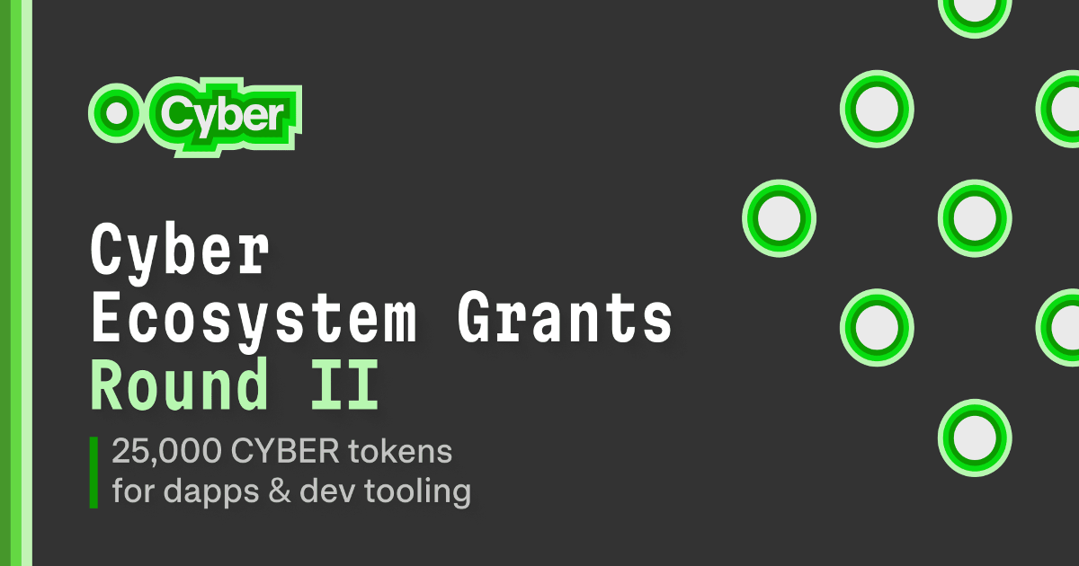 Cyber Ecosystem Grants Round II